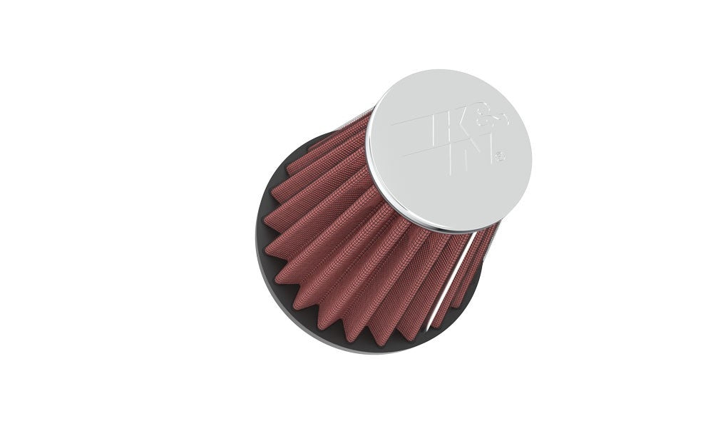 K&N Engineering K&N Universal Chrome Filter 2.063in Flange ID x 3.5in Base OD x 2in Top OD x 4in H RC-1200