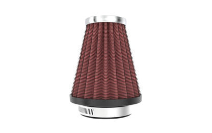 K&N Engineering K&N Universal Chrome Filter 2.063in Flange ID x 3.5in Base OD x 2in Top OD x 4in H RC-1200