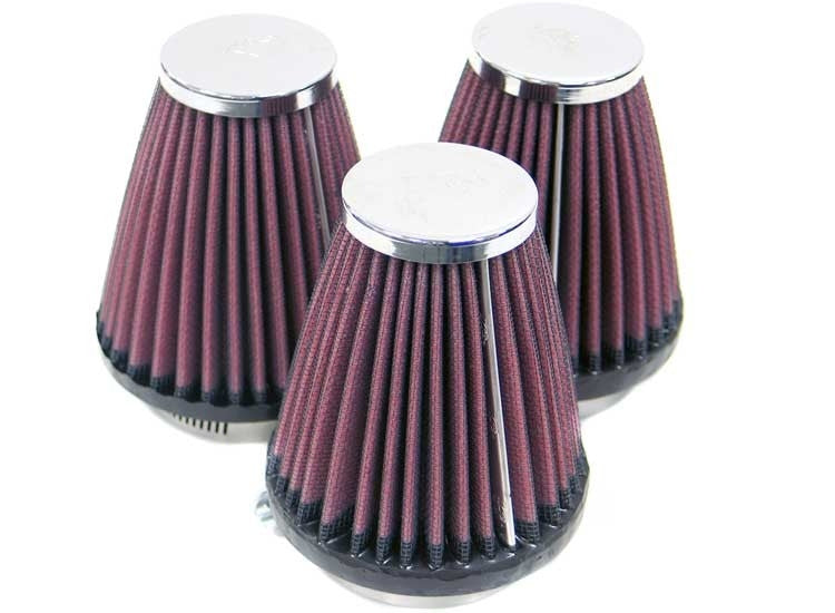 K&N Engineering K&N Universal Clamp-On Air Filter 2-1/16in Flange 3-1/2in OD 4in Height (3 Per Box) RC-1203