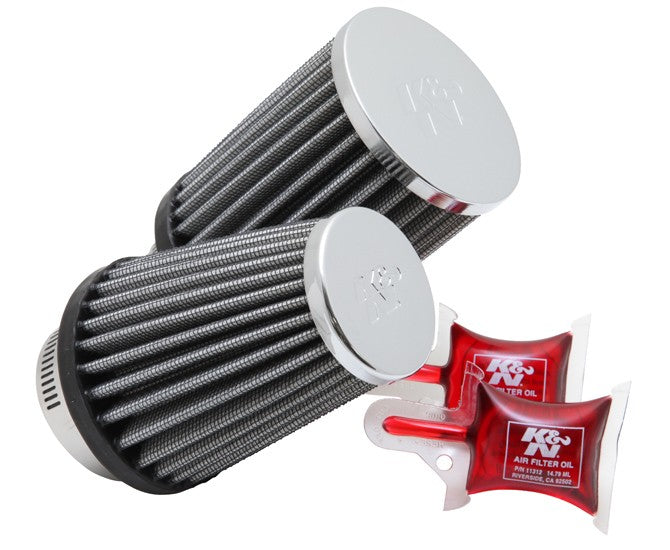 K&N Engineering K&N Universal Round Clamp-On Air Filter 1EA RC-1280 AND 1EA RC-1290 RC-1289