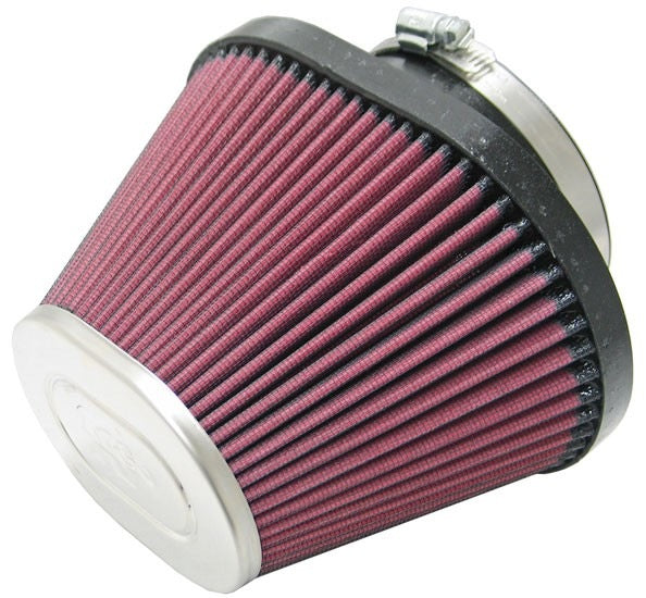 K&N Engineering K&N Universal Chrome Filter-Oval Tapered 4in Flg ID x 5.375in Base O/S W x 3.313in Top O/S W RC-1680