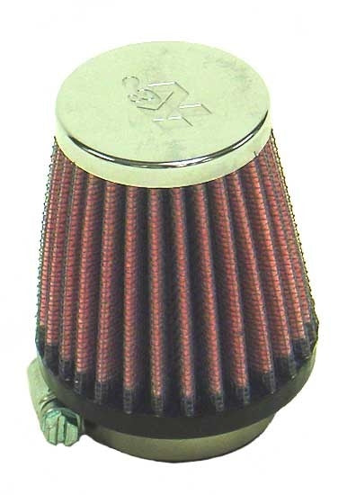 K&N Engineering K&N Universal Chrome Filter 1 9/16 inch FLG / 2 5/8 inch Bottom / 2 inch Top / 3 inch Height RC-2290
