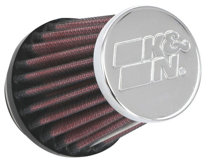 K&N Engineering K&N Universal Chrome Filter 1 9/16 inch FLG / 2 5/8 inch Bottom / 2 inch Top / 3 inch Height RC-2290