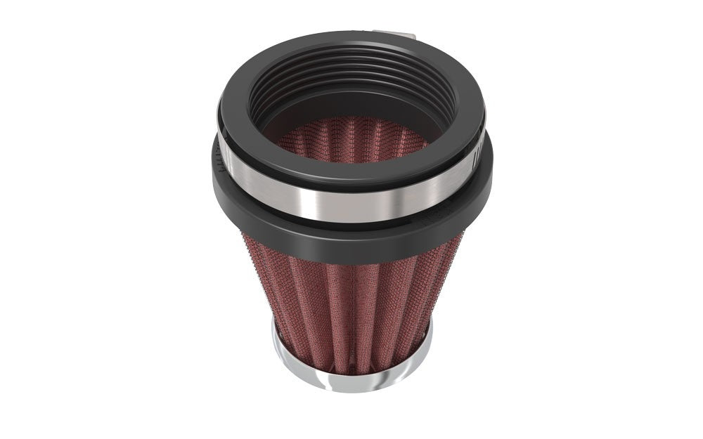 K&N Engineering K&N Universal Chrome Filter 2 1/8 inch FLG / 3 inch Bottom / 2 inch Top / 3 inch Height RC-2330