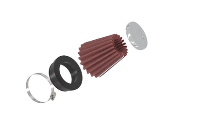 K&N Engineering K&N Universal Chrome Filter 2 1/8 inch FLG / 3 inch Bottom / 2 inch Top / 3 inch Height RC-2330