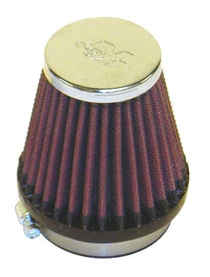 K&N Engineering K&N Universal Chrome Filter 2 1/8 inch FLG / 3 inch Bottom / 2 inch Top / 3 inch Height RC-2330