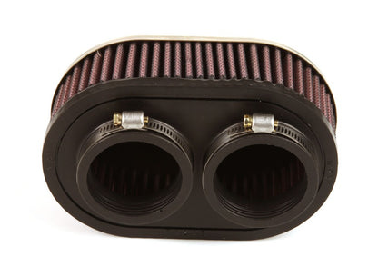K&N Engineering K&N Universal Chrome Filter 2in Flange ID/2in Height/0.625in Flange Length/4in Width RC-2370