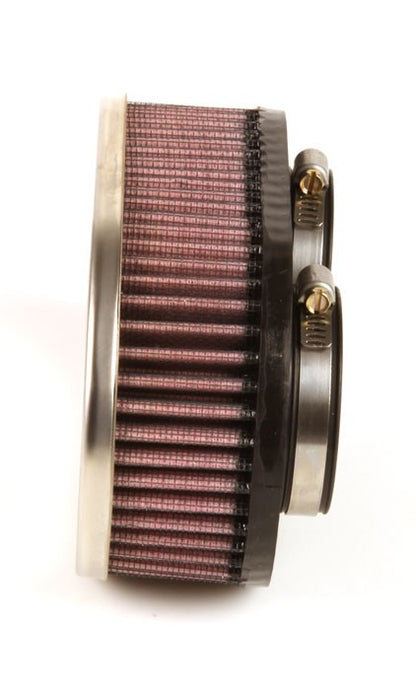 K&N Engineering K&N Universal Chrome Filter 2in Flange ID/2in Height/0.625in Flange Length/4in Width RC-2370