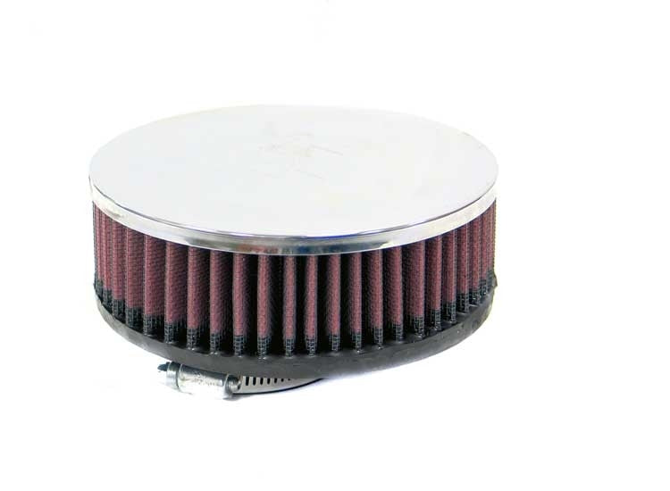 K&N Engineering K&N Universal Round Clamp-On Air Filter 2in. Offset Flange / 5-1/8in. OD / 2in. Height RC-2400