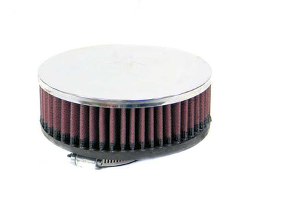 K&N Engineering K&N Universal Round Clamp-On Air Filter 2in. Offset Flange / 5-1/8in. OD / 2in. Height RC-2400