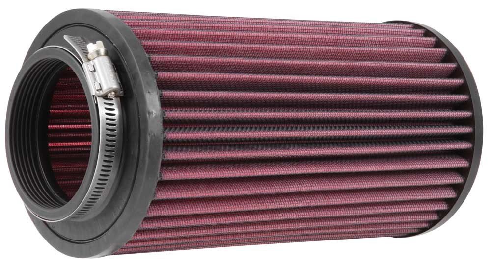 K&N Engineering K&N Universal Chrome Round Straight Air Filter 3in Cntr Flg ID / 5in OD / 9in H RC-2530