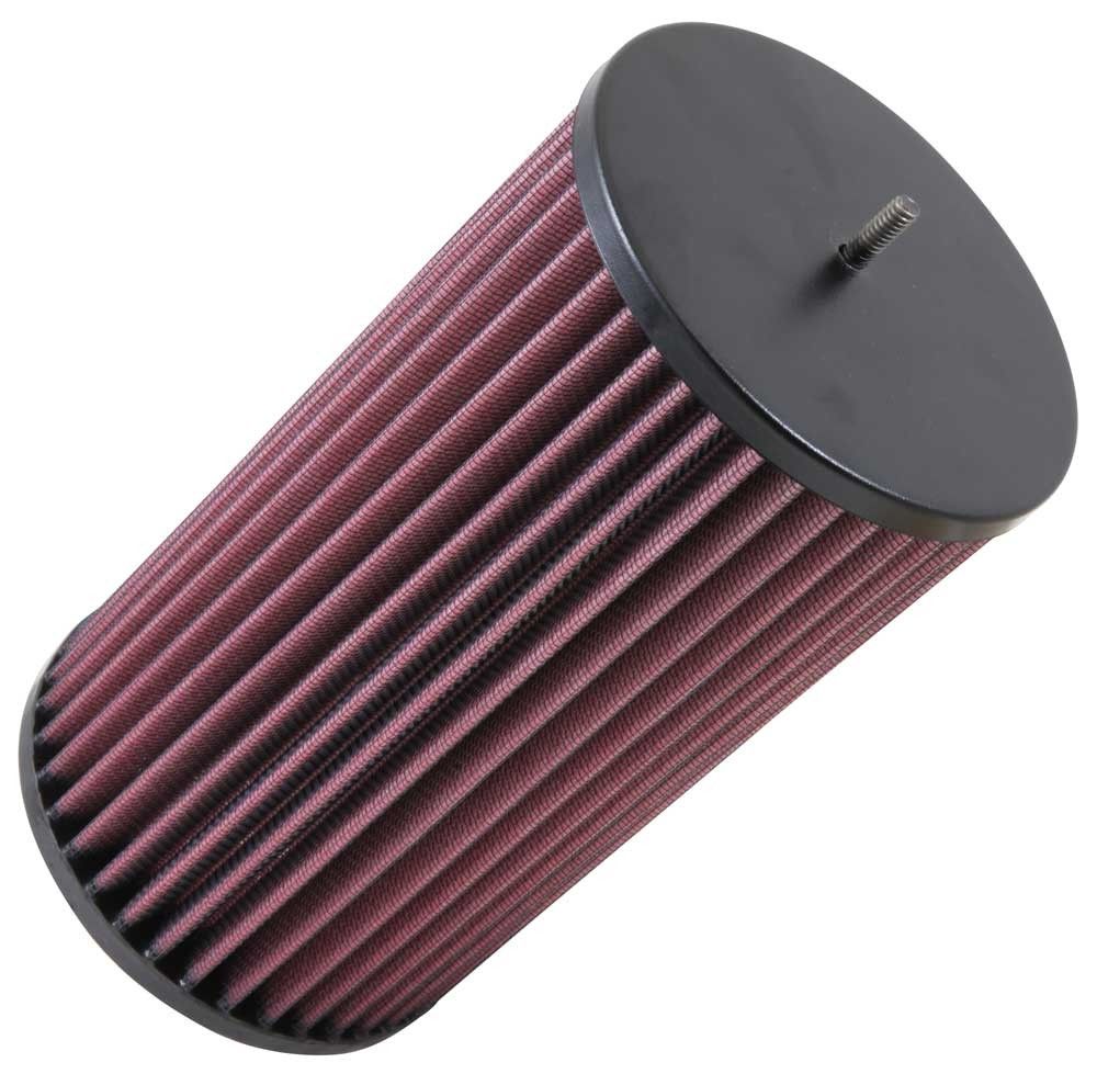 K&N Engineering K&N Universal Chrome Round Straight Air Filter 3in Cntr Flg ID / 5in OD / 9in H RC-2530