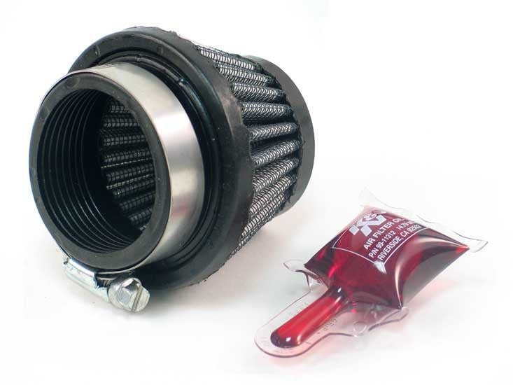 K&N Engineering K&N Universal Round Clamp-On Air Filter 1-7/8in Flange 2in T 3in B 2in H RC-2550