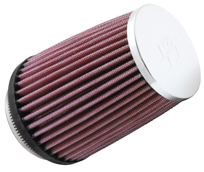 K&N Engineering K&N Universal Chrome Filter .625in Flange L x 4in Base OD x 3in Top OD x 5in H RC-2600