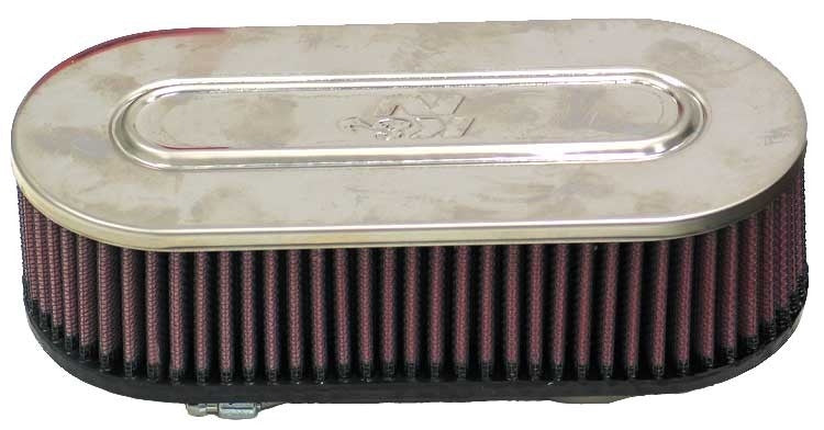 K&N Engineering K&N Universal Round Clamp-On Air Filter 2-1/16in Dual Flange / 8-1/2 x 3-3/4in OD / 2-3/8in Height RC-2820