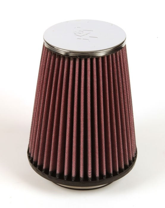 K&N Engineering K&N Universal Chrome Filter 3 1/8 inch FLG / 5 inch Bottom / 3 1/2 inch Top / 6 inch Height RC-3250