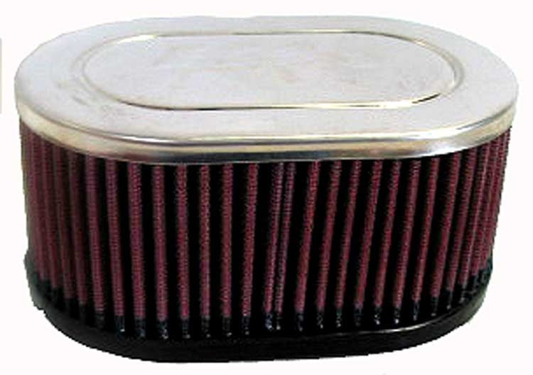 K&N Engineering K&N Universal Clamp-On Air Filter 2-1/8in Dual Flange 6-1/4 x 4in OD 3n Height RC-3510