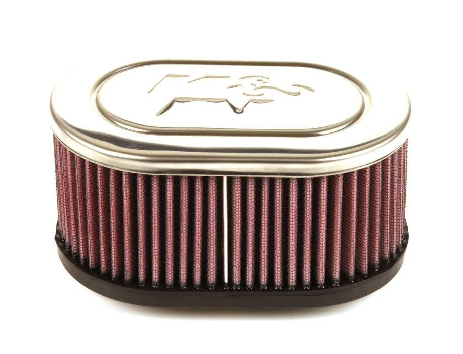 K&N Engineering K&N Universal Clamp-On Air Filter 2-1/8in Dual Flange 6-1/4 x 4in OD 3n Height RC-3510