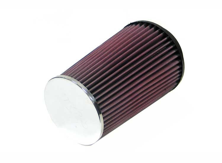K&N Engineering K&N Universal Chrome Filter 4 inch FLG / 5 3/8 inch Bottom / 4 1/2  inch Top / 8 inch Height RC-4580