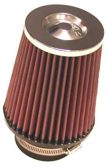 K&N Engineering K&N Universal Chrome Filter - Round Tapered 5in Base OD x 4in Top OD x 6in H RC-4650