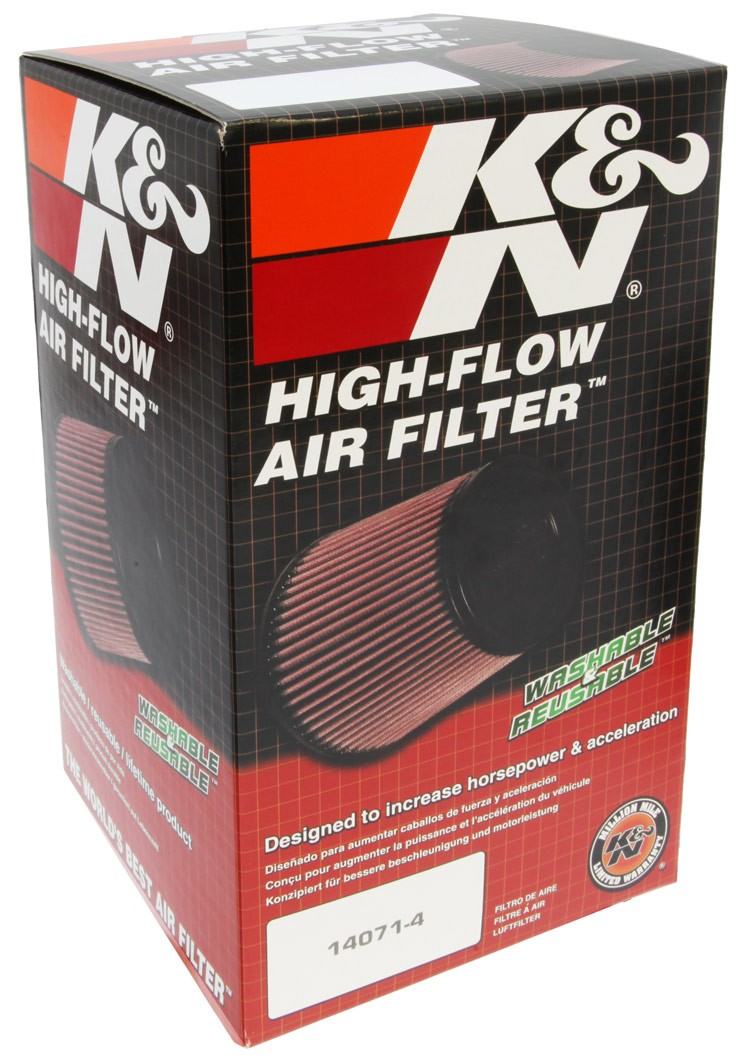 K&N Engineering K&N Universal Chrome Filter 3 1/2 inch FLG / 5 1/2 inch Bottom / 4 1/2 inch Top / 8 inch Height RC-4760