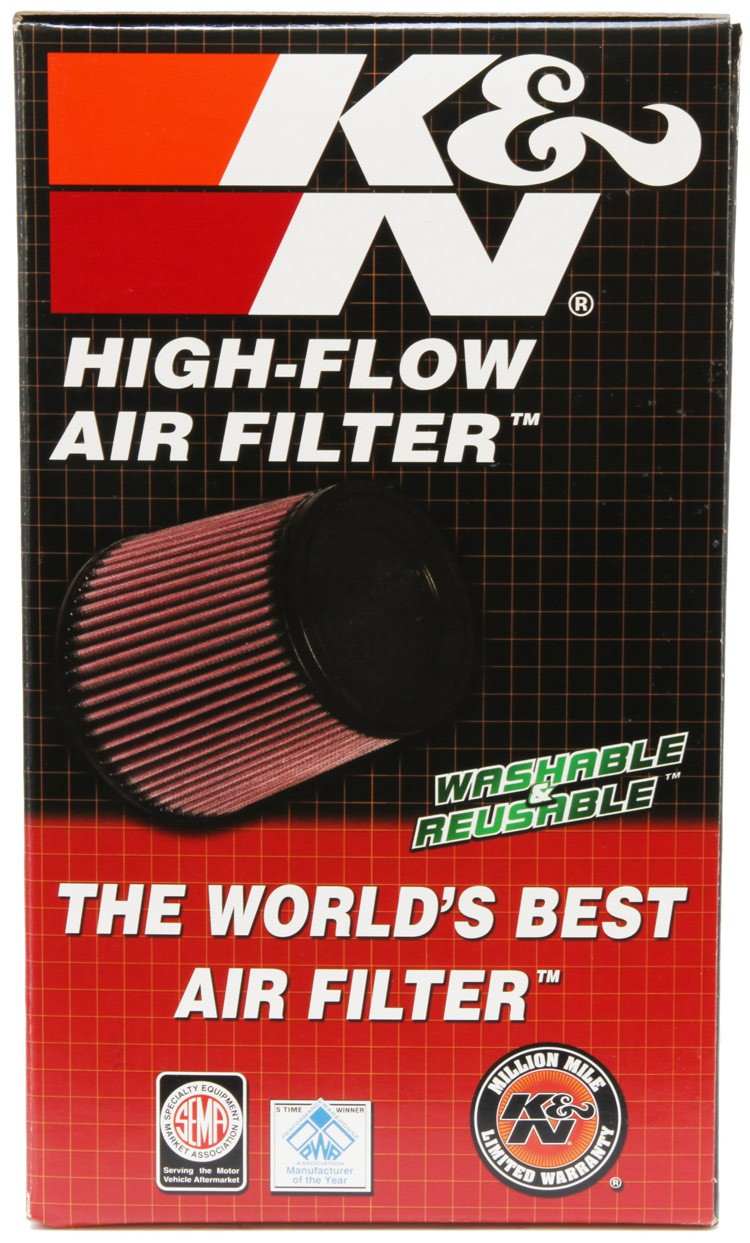 K&N Engineering K&N Universal Chrome Filter 3 1/2 inch FLG / 5 1/2 inch Bottom / 4 1/2 inch Top / 8 inch Height RC-4760