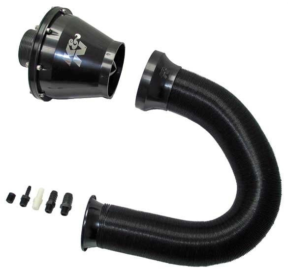 K&N Engineering K&N Universal Apollo Black Cold Air Intake - 70mm OD FLG PP RC-5052AB