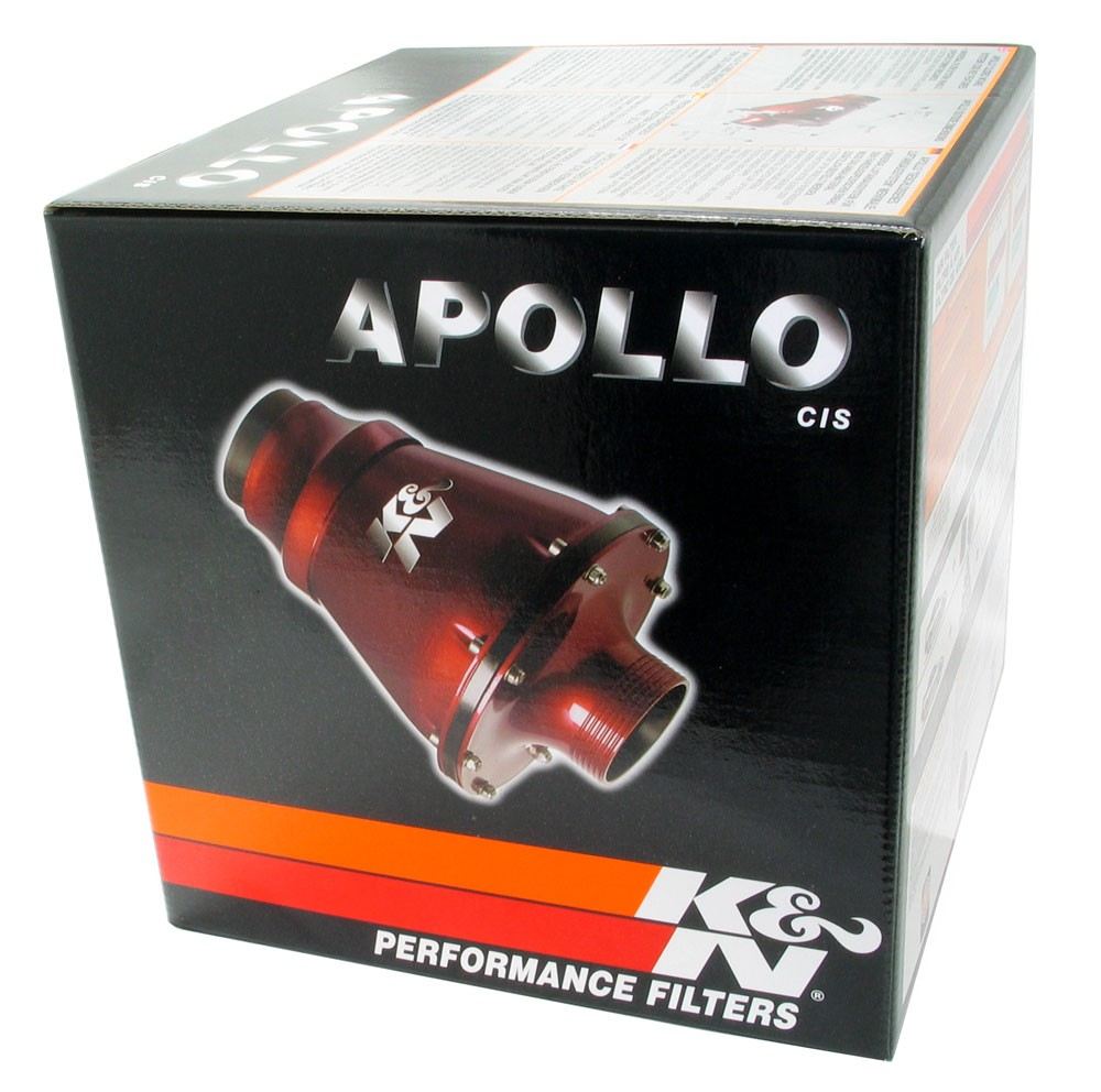 K&N Engineering K&N Universal Apollo Silver Cold Air Intake - 70mm OD FLG PP RC-5052AS