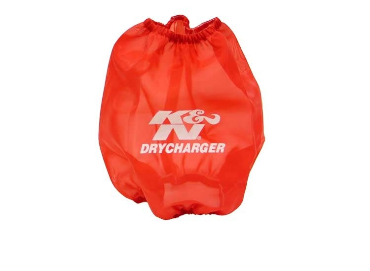 K&N Engineering K&N 6.5in Base ID x 4.5in Top ID x 6in H - Red - Round Tapered - DryCharger Air Filter Wrap RC-5060DR