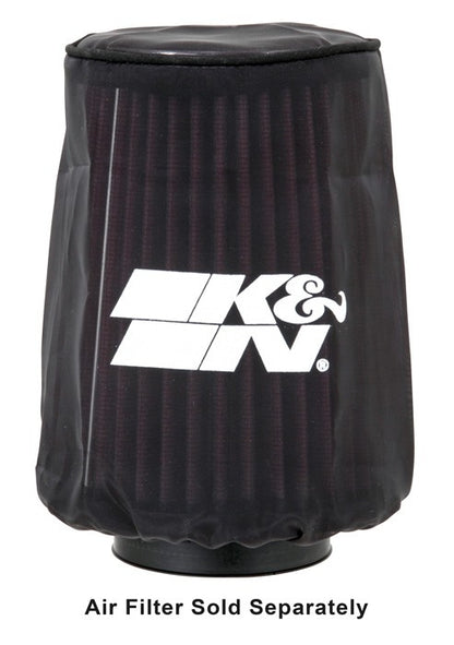 K&N Engineering K&N 4.5in Base ID x 3.5in Top ID x 6in H - Black - Round Tapered - DryCharger Air Filter Wrap RC-5062DK