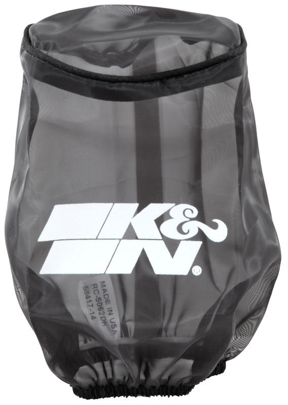 K&N Engineering K&N 4.5in Base ID x 3.5in Top ID x 6in H - Black - Round Tapered - DryCharger Air Filter Wrap RC-5062DK