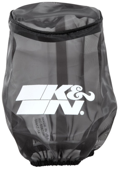 K&N Engineering K&N 4.5in Base ID x 3.5in Top ID x 6in H - Black - Round Tapered - DryCharger Air Filter Wrap RC-5062DK