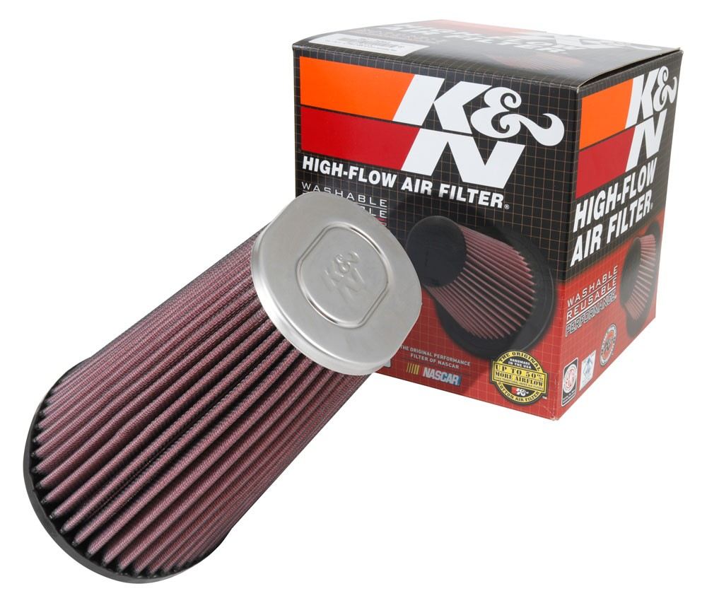 K&N Engineering K&N Universal Chrome Filter 6 1/8 inch FLG / 4 3/4 inch Bottom / 3 1/4 inch Top / 7 1/2 inch Height RC-5063