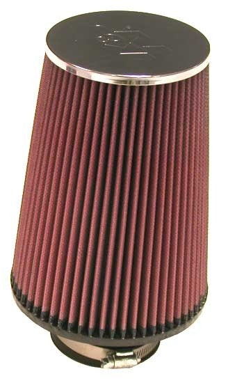 K&N Engineering K&N Universal ChromeRound Tapered Air Filter 3in Flange ID / 6in Base OD / 4.5in Top OD / 8in Height RC-5106