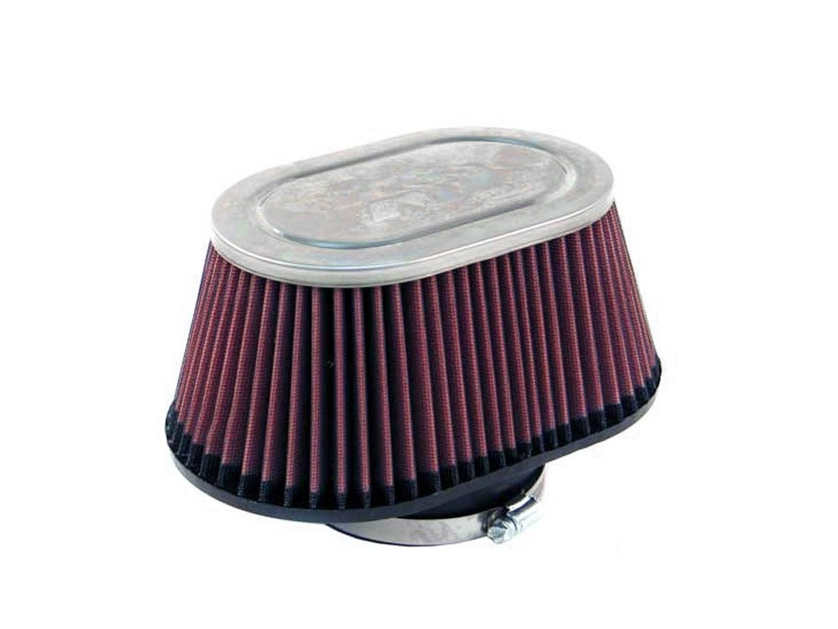 K&N Engineering K&N Universal Chrome Filter 4inch FLG / 9 inch X 5 3/4 inch Base / 7 inch X 4 1/2 Inch Top / 4 inch RC-5148