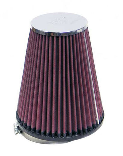 K&N Engineering K&N Universal Chrome Filter Round Tapered 3.75in Flange ID/5.75in Base OD/3.5in Top OD/6.75in Height RC-8480