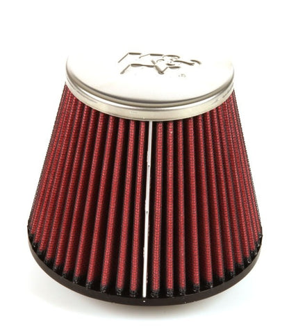 K&N Engineering K&N Universal Chrome Filter 60mm Flange ID 132mm Base OD 89mm Top OD 110 Height RC-8490