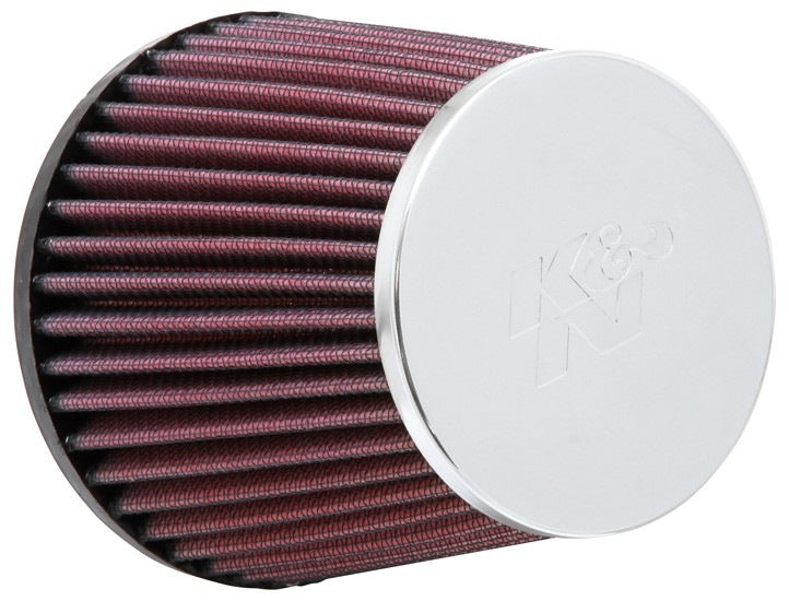 K&N Engineering K&N Universal Chrome Filter - Round Tapered 3in Flange ID / 4.5in Base OD / 3.5in Top OD / 4.313in H RC-9410