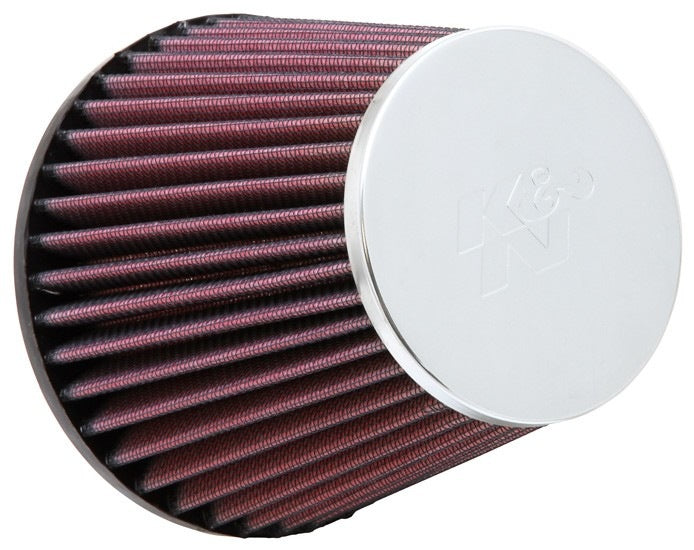 K&N Engineering K&N Universal Chrome Filter - Round Tapered 3in Flange ID / 5in Base OD / 3.5in Top OD / 4.625in H RC-9480