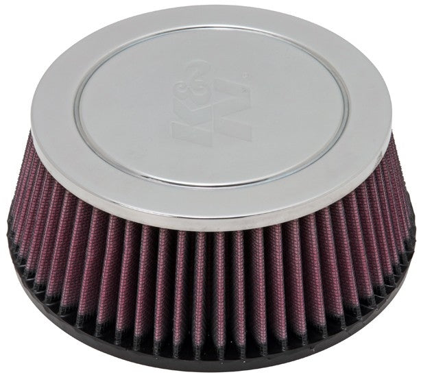 K&N Engineering K&N Universal Chrome Filter-4in Flange ID / 6 7/8in Base OD / 5 7/8in Top OD / 2 3/4in H RC-9500