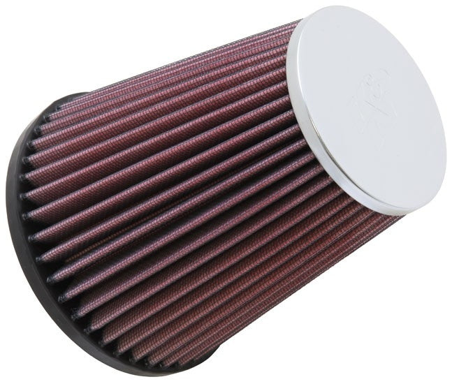 K&N Engineering K&N Universal Chrome Filter-Round Tapered 2.5in Flange ID/5.188in Base OD/3.5in Top OD/5.938in H RC-9510
