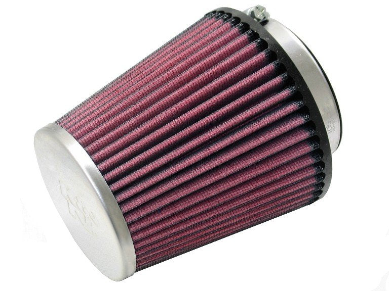 K&N Engineering K&N Universal Round Tapered Clamp-On Air Filter 2.5in Flange 4.656in B OD 3.5in T OD 4.875in H RC-9800