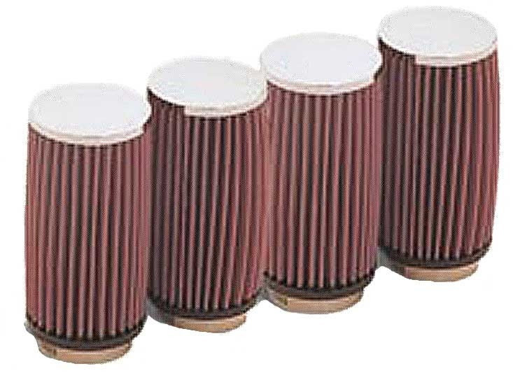 K&N Engineering K&N Universal Rubber Filter 2 1/2inch Flange 3 inch OD 6 inch Height (W/ Adaptors) RD-1004