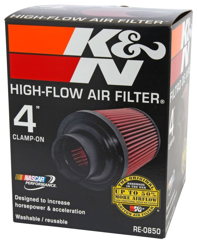 K&N Engineering K&N Universal Air Filter (4in. Flange / 6in. Base OD / 4-5/8in. Top OD / 6in. Height) RE-0850