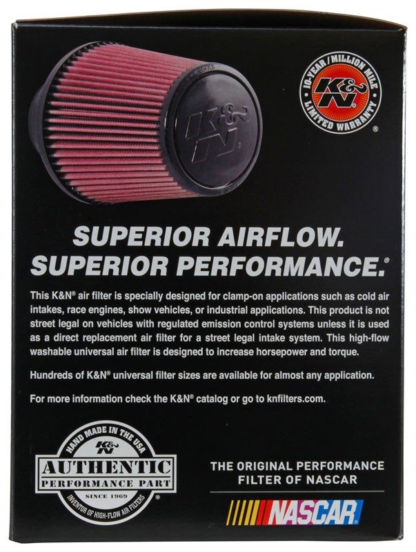 K&N Engineering K&N Universal Air Filter (4in. Flange / 6in. Base OD / 4-5/8in. Top OD / 6in. Height) RE-0850