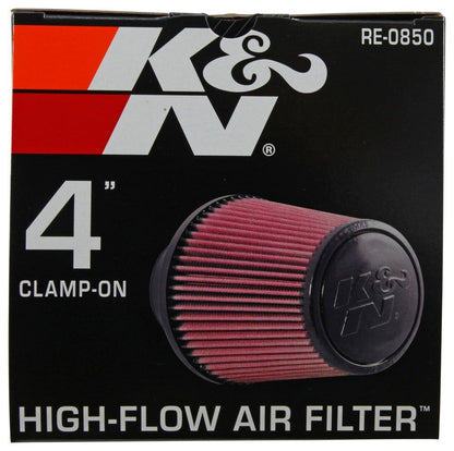 K&N Engineering K&N Universal Air Filter (4in. Flange / 6in. Base OD / 4-5/8in. Top OD / 6in. Height) RE-0850
