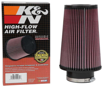 K&N Engineering K&N Universal Rubber Filter 3 1/2inch ID FLG / 6inch Base / 4-5/8inch Top / 9inch Height RE-0920