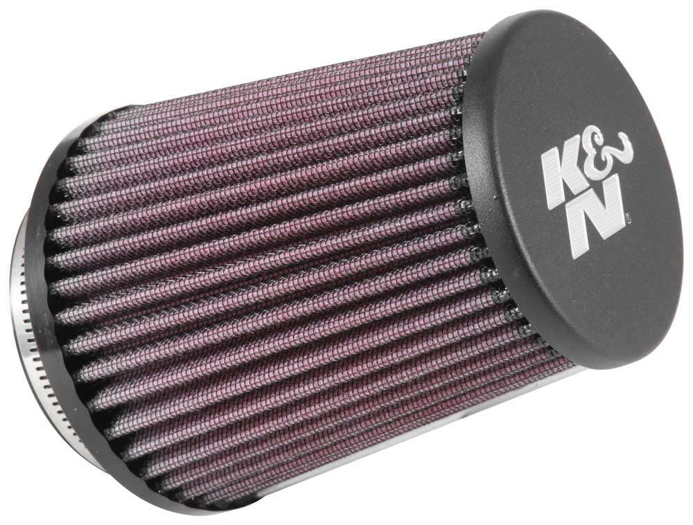 K&N Engineering K&N Universal Rubber Filter 3in Flg 4-1/2inch OD B / 2-1/4inch H - Black Top RE-5286