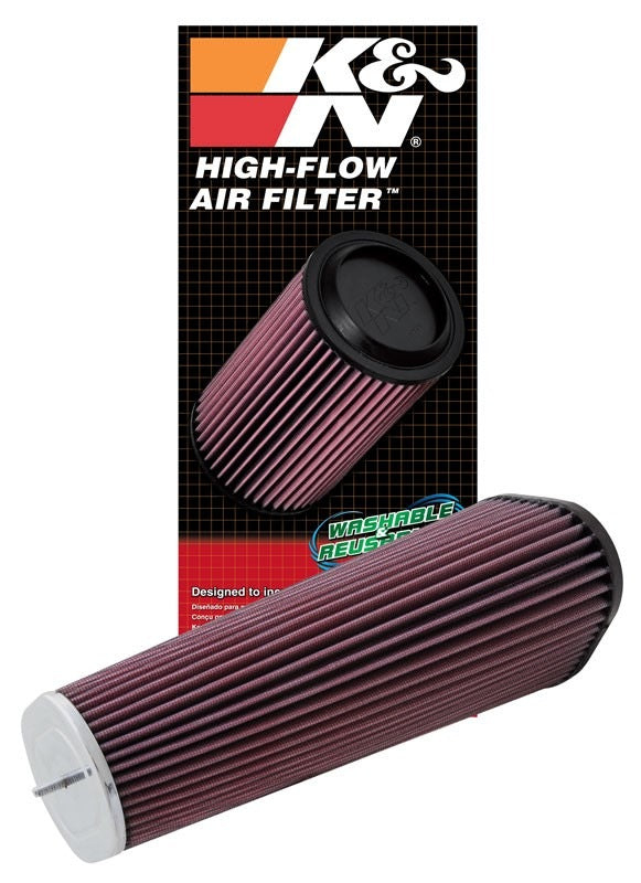 K&N Engineering K&N Universal Filter 3.188in Flange ID x 4.5in Side A Length x 3.25in Side C Length x 11.37in Height RF-1011