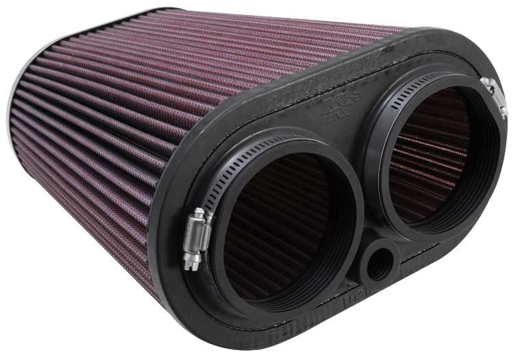 K&N Engineering K&N Universal Air Filter 3.125in Flange ID x 5in Base O/S Width x 4in Top O/S Width x 9in H RF-1012